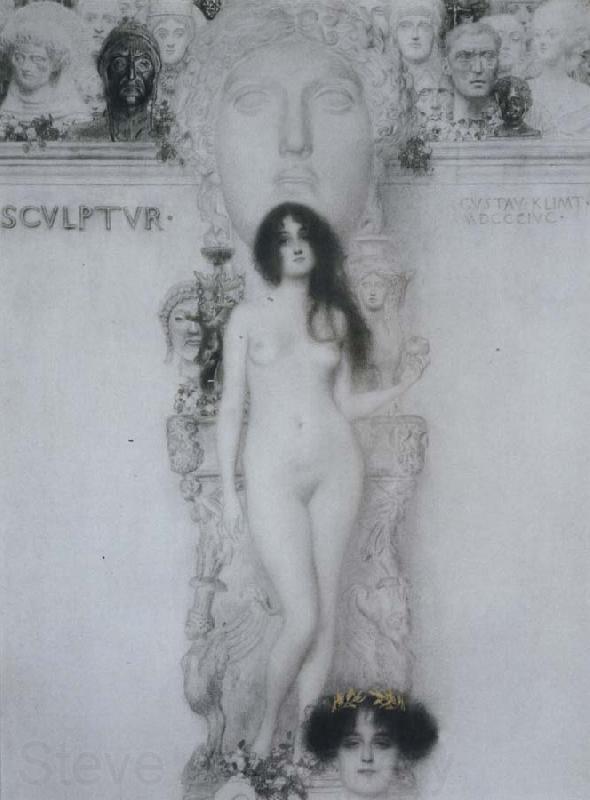 Gustav Klimt Sculpi\ture